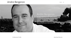 Desktop Screenshot of andrebergeron.com